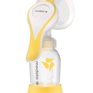 Medela Yellow and White Manual Breast Pump